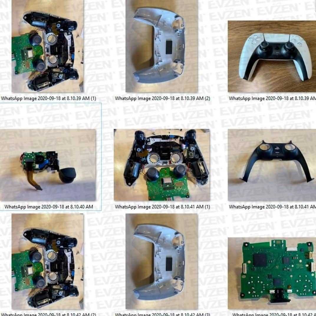 Imagens do controle do PS5 desmontado aparecem online
