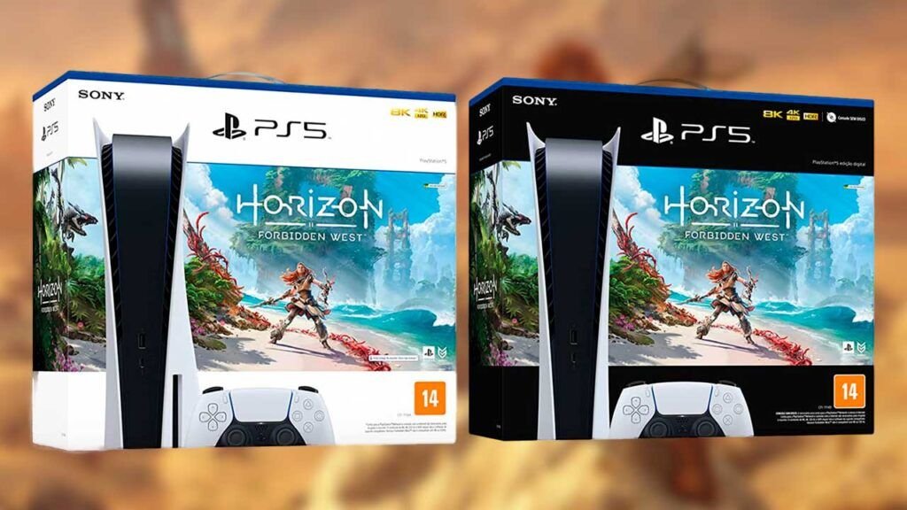 PS5 com bundle com Horizon