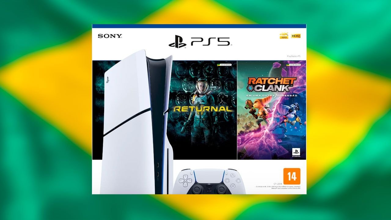 PS5 Slim com Returnal e Ratchet & Clank Está Disponível no Brasil