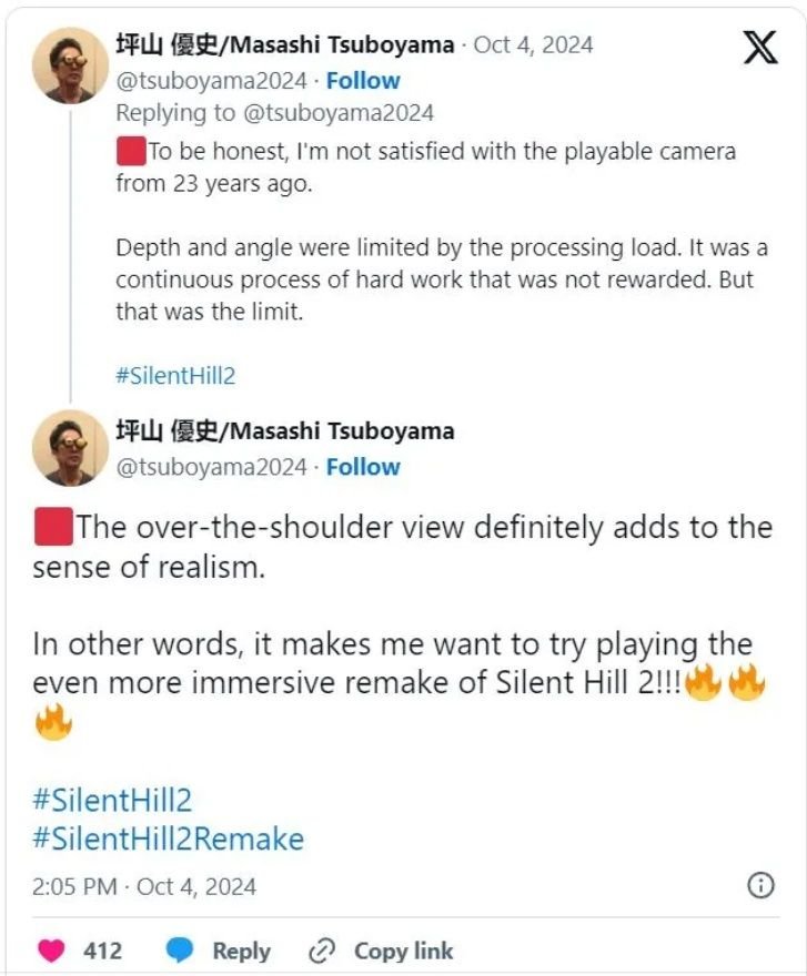 Silent Hill 2 Remake é elogiado por diretor do jogo original