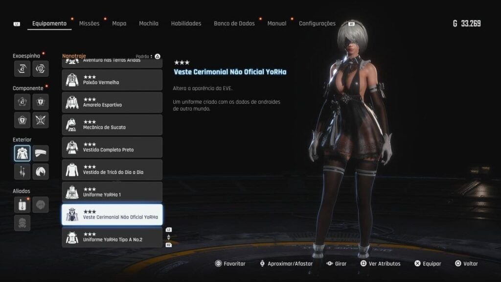 stellar blade roupas nier 16