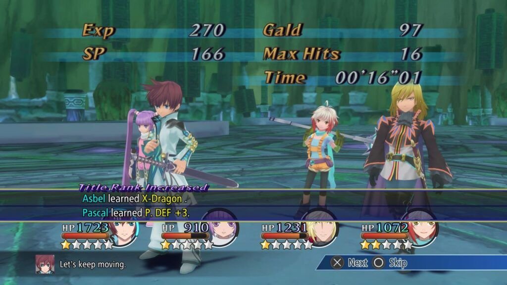 Tales of Graces f Remastered review 17