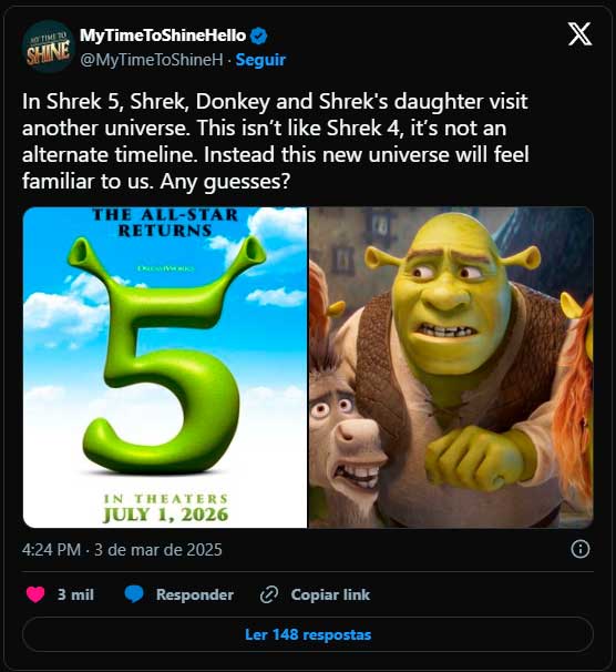 my time shrek 5 parte 1